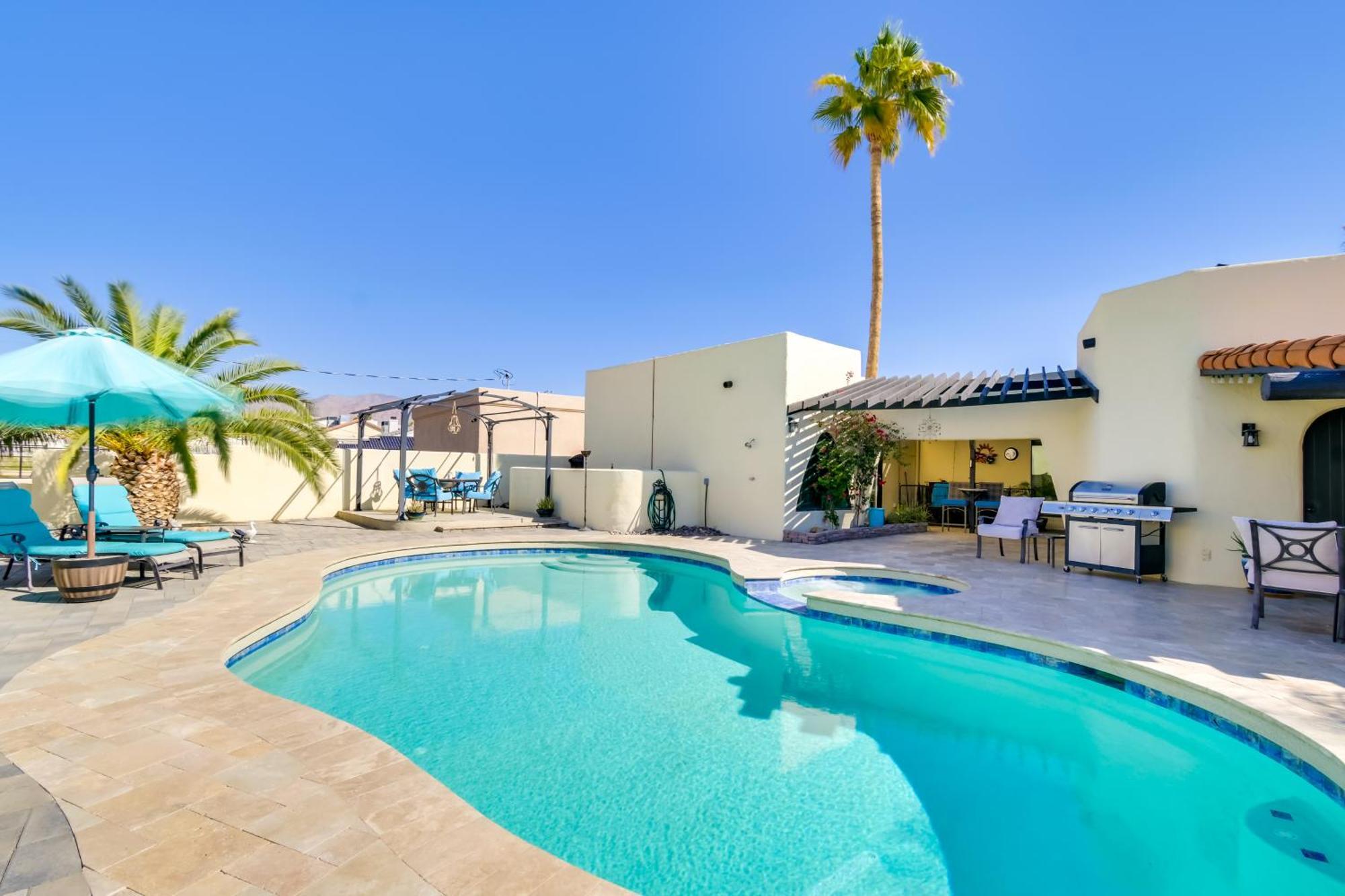 Bright Cottage With Pool And Spa - 5 Mi To Lake Havasu Lake Havasu City Exterior foto